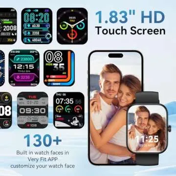Smart Watch for Men Women with Alexa & Fitness Tracker