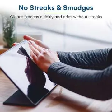 Care Touch Lens Wipes - 100 Individually Wrapped Cleaning Wipes