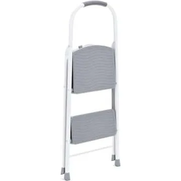 Rubbermaid 2-Step Steel Step Stool Ladder with Grip