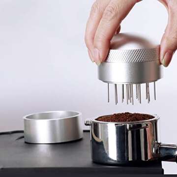 Coffee Needle Distributor - Professional Espresso Tool for Home Brewing