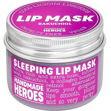 Natural Vegan Lip Mask Overnight Moisturizer for Dry Lips