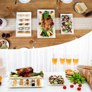 Elegant Kassel Ceramic Serving Platters Set for Entertaining