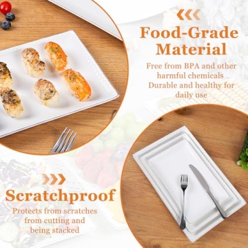 Elegant Kassel Ceramic Serving Platters Set for Entertaining