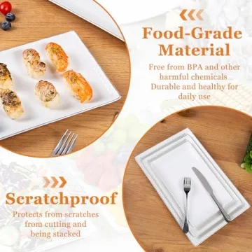 Elegant Kassel Ceramic Serving Platters Set for Entertaining