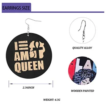 Vibrant 20 Pairs African Wooden Earrings for Stylish Women