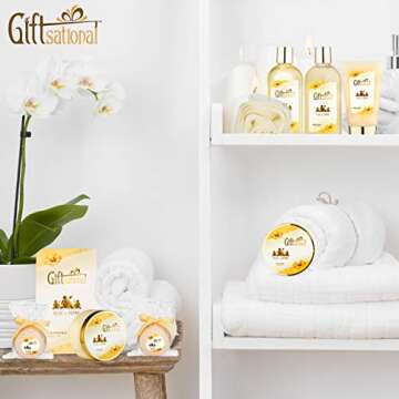 Spa Gift Basket Rose & Jasmine Fragrance Perfect Gift Set