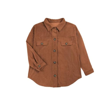 VICHYIE Womens Corduroy Oversized Shacket for Style