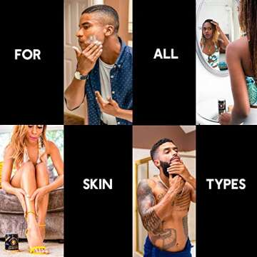 All Natural Body Butter Moisturizer for Men & Women with Shea Butter, Tree Tea Oil, Apricot Oil, Skin Soothing and Hydrating Lotion by Respected Roots