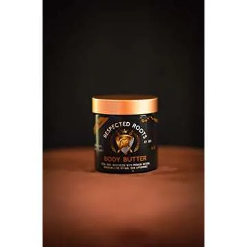All Natural Body Butter Moisturizer for Men & Women with Shea Butter, Tree Tea Oil, Apricot Oil, Skin Soothing and Hydrating Lotion by Respected Roots