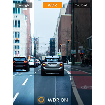 ARIFAYZ 1080P Dash Cam with WiFi & Night Vision