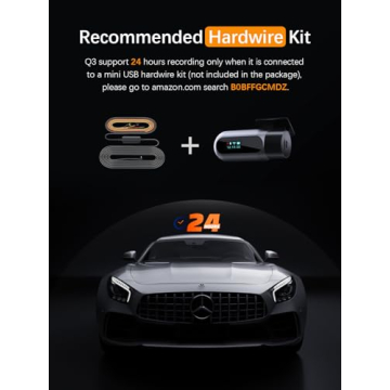 ARIFAYZ 1080P Dash Cam with WiFi & Night Vision