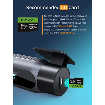 ARIFAYZ 1080P Dash Cam with WiFi & Night Vision