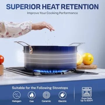 GRANITESTONE 20 Pc Nonstick Cookware Set for Easy Cooking