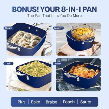 GRANITESTONE 20 Pc Nonstick Cookware Set for Easy Cooking