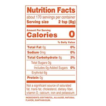 Swerve Ultimate Sugar Replacement Sweetener, Granular Sugar Substitute, Zero Calorie, Keto Friendly, Zero Sugar, Non-Glycemic, Gluten Free, 3 lbs Bag(Packaging May Vary)