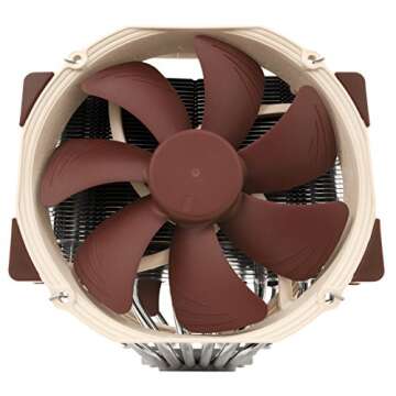 Noctua NH-D15, Premium CPU Cooler with 2x NF-A15 PWM 140mm Fans For Desktop (Brown)