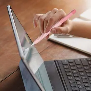 Delidigi Pencil Case Compatible with Apple Pencil Pro and Apple Pencil 2nd Generation Case, Gradient Color Case Sleeve Silicone Cover Accessories for Apple Pencil