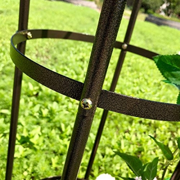 Durable Metal Garden Arch Trellis for Climbing Plants