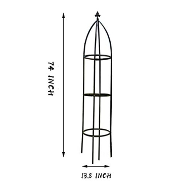 Durable Metal Garden Arch Trellis for Climbing Plants