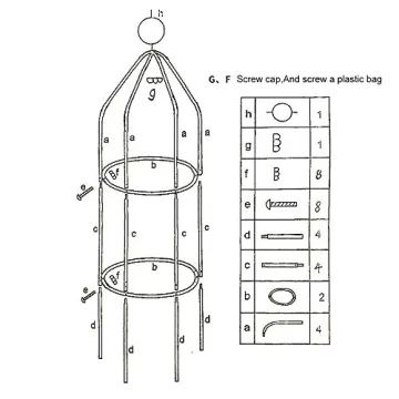 Durable Metal Garden Arch Trellis for Climbing Plants