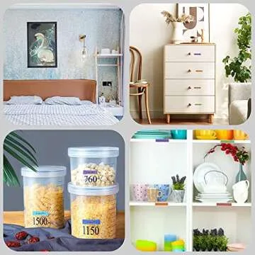 Baijixin Rainbow Colored Masking Tape - 8 Colors Decorative Paper Tape for Art Crafts DIY, Labeling, Drafting, Scrapbooking (18mm x10m)