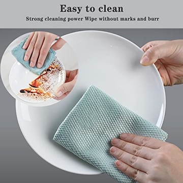 DyPinYise Fish Scale Microfiber Cloths for Streak-Free Shine