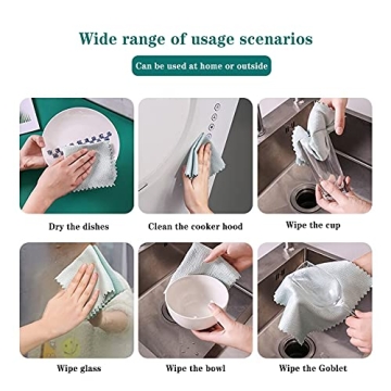 DyPinYise Fish Scale Microfiber Cloths for Streak-Free Shine