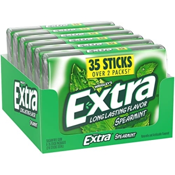 EXTRA Spearmint Sugar-Free Gum Mega Pack - Refreshing Mint