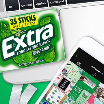 EXTRA Spearmint Sugar-Free Gum Mega Pack - Refreshing Mint