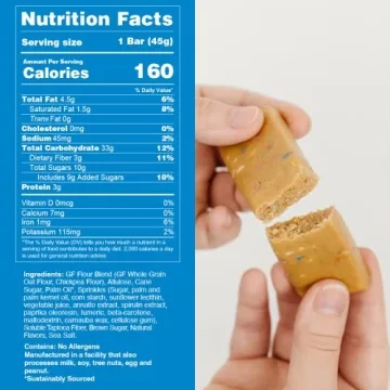 Healthy WHOA DOUGH Edible Cookie Dough Bars - Vegan & Gluten Free