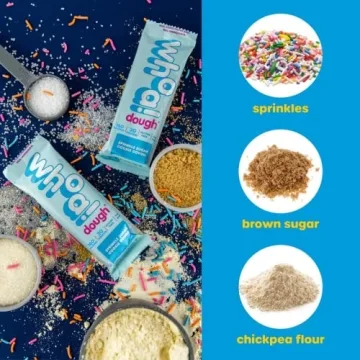 Healthy WHOA DOUGH Edible Cookie Dough Bars - Vegan & Gluten Free