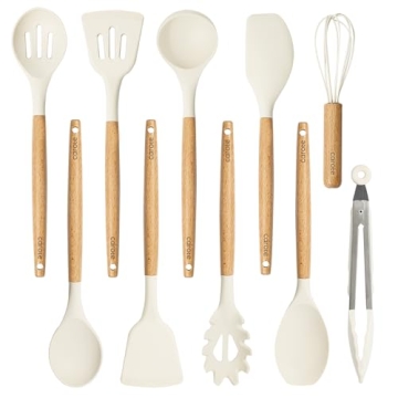 CAROTE Silicon Cooking Utensils Set - 10 pcs