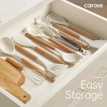CAROTE Silicon Cooking Utensils Set - 10 pcs