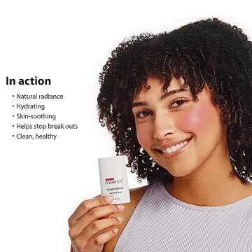 Frilliance Hydrating Cream Blush, Very Berry Glow Tint, Cruelty Free Hypoallergenic for Teens of All Skin Types, 30 ml / 1 fl oz