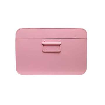 American Atelier Trunks | Set of 2 | Pink | Vintage Style Storage with Gold Finish Hardware | Space Saving Organizer | Use in Home, Dorm, and Office | Medium and Large