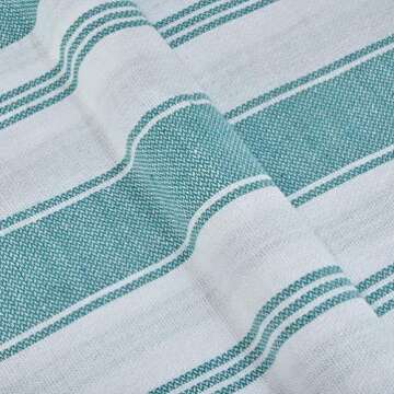 GLAMBURG Cotton Peshtemal Towel Set - 6 Beach Towels
