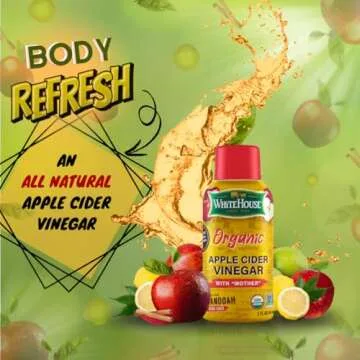 Organic Apple Cider Vinegar Shots for Digestive Health