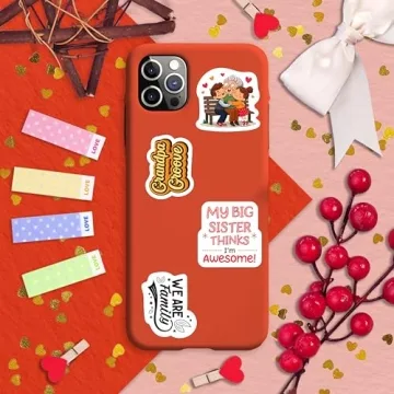 Creative 100Pcs Family Stickers for Scrapbooking & Gifts