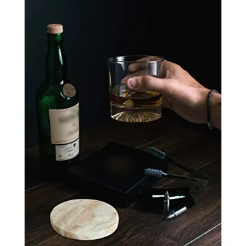 Stylish Farmhouse Marble Coasters for Home Use