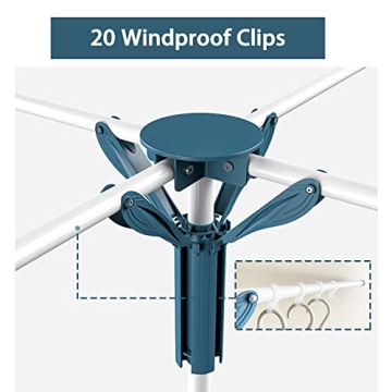 JAUREE Foldable Clothes Drying Rack for Small Spaces