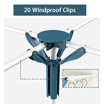 JAUREE Foldable Clothes Drying Rack for Small Spaces