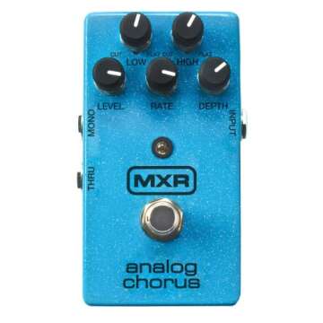 MXR M234 Analog Chorus Pedal w/Bonus Deluxe Dunlop DTC1 Tuner 7-10137-05004-4