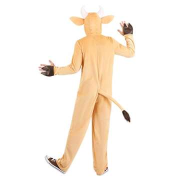 Fun Costumes - Mens Adult's Brown Cow Costume (Large, Brown)