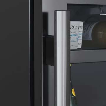 Avallon ABR242SGLH 24 Inch Wide 140 Can Energy Efficient Beverage Center with LED Lighting, Double Pane Glass, Touch Control Panel and Left Swing Door