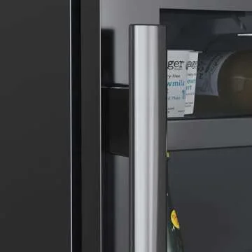 Avallon ABR242SGLH 24 Inch Wide 140 Can Energy Efficient Beverage Center with LED Lighting, Double Pane Glass, Touch Control Panel and Left Swing Door