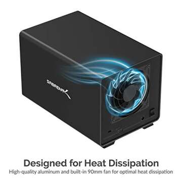 SABRENT USB 3.2 4 Bay Docking Station for SATA Drives