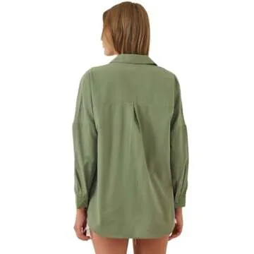 BIG DART Oversized Button Down Shirts for Women