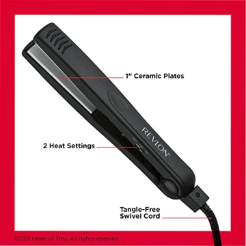 Revlon Ceramic Flat Iron Fast Smooth Styling 400ºF