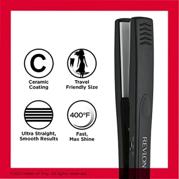 Revlon Ceramic Flat Iron Fast Smooth Styling 400ºF