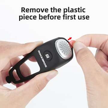 ROCKBROS Electra Bike Bell - 90dB Electric Cycling Horn